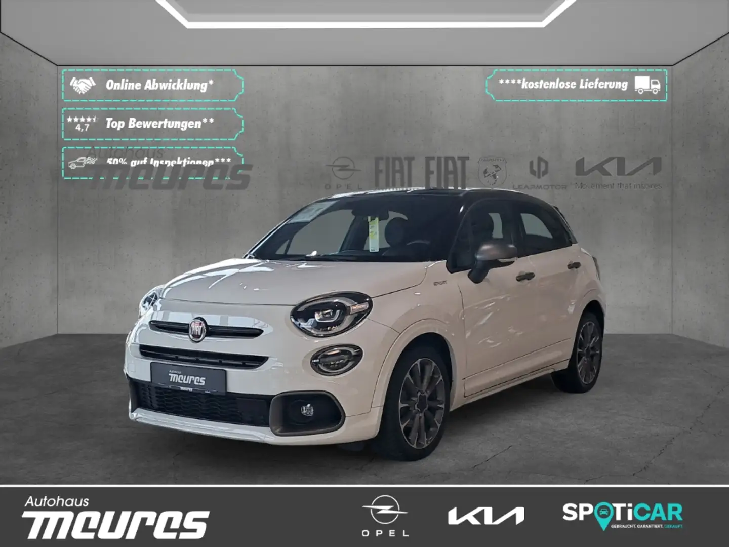 Fiat 500X Sport GSE 4x2 Navi Keyless Klimaautom PDC LED-Tagf Weiß - 2