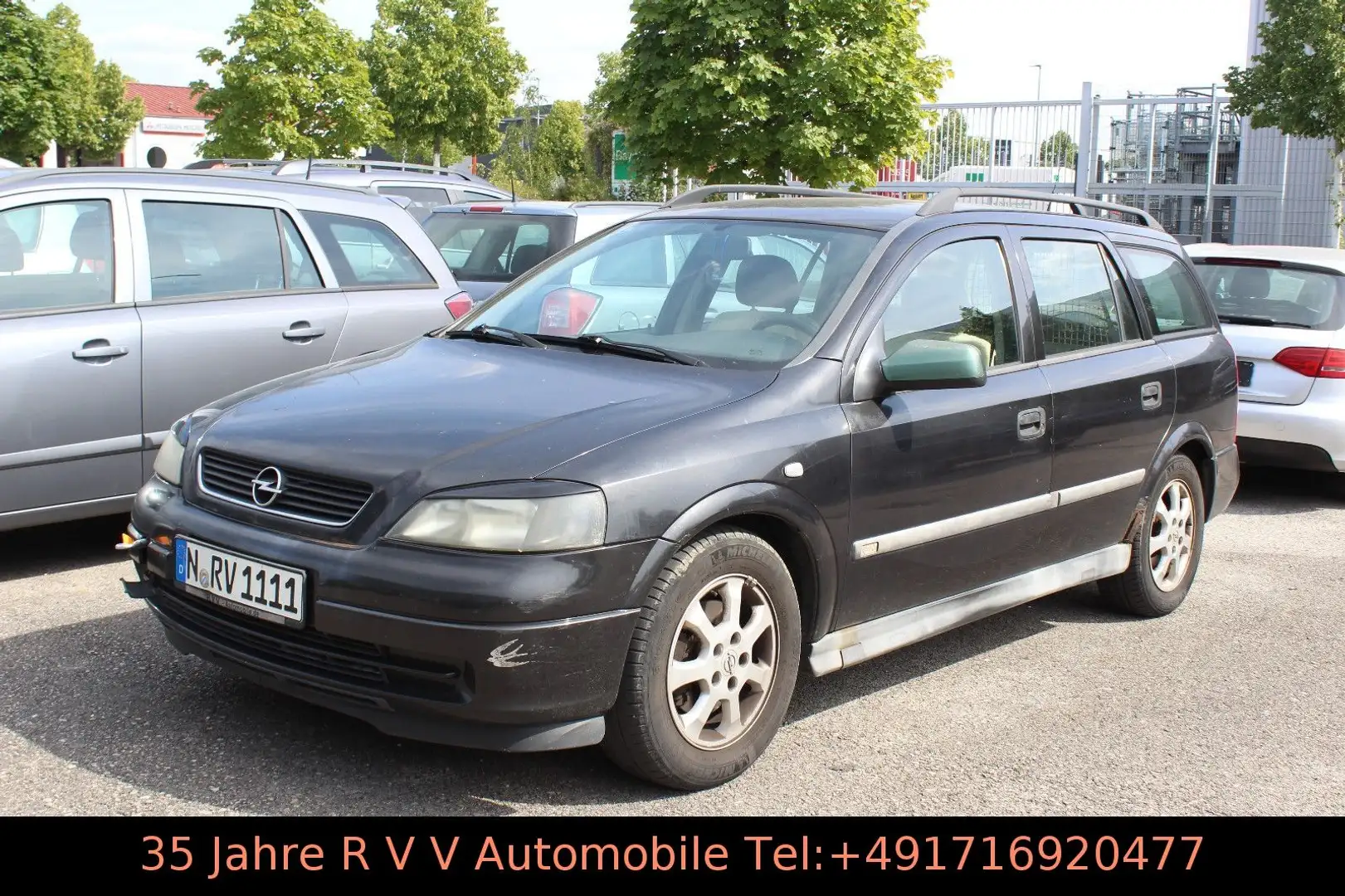 Opel Astra 2.0 DI 16V Elegance, original 613.000 KM, Schwarz - 1