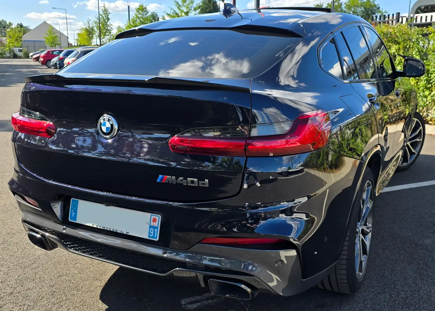 BMW X4 M X4 M40d 326ch BVA8 Bleu - 2