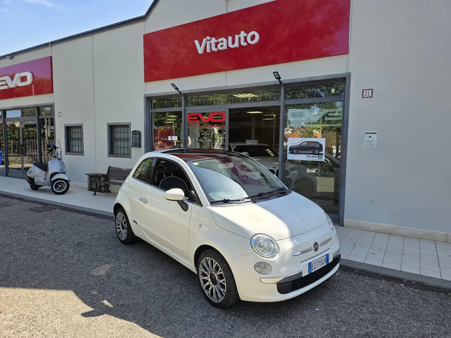 Fiat 500 500 1.2 Lounge 69cv my14 Wit - 2