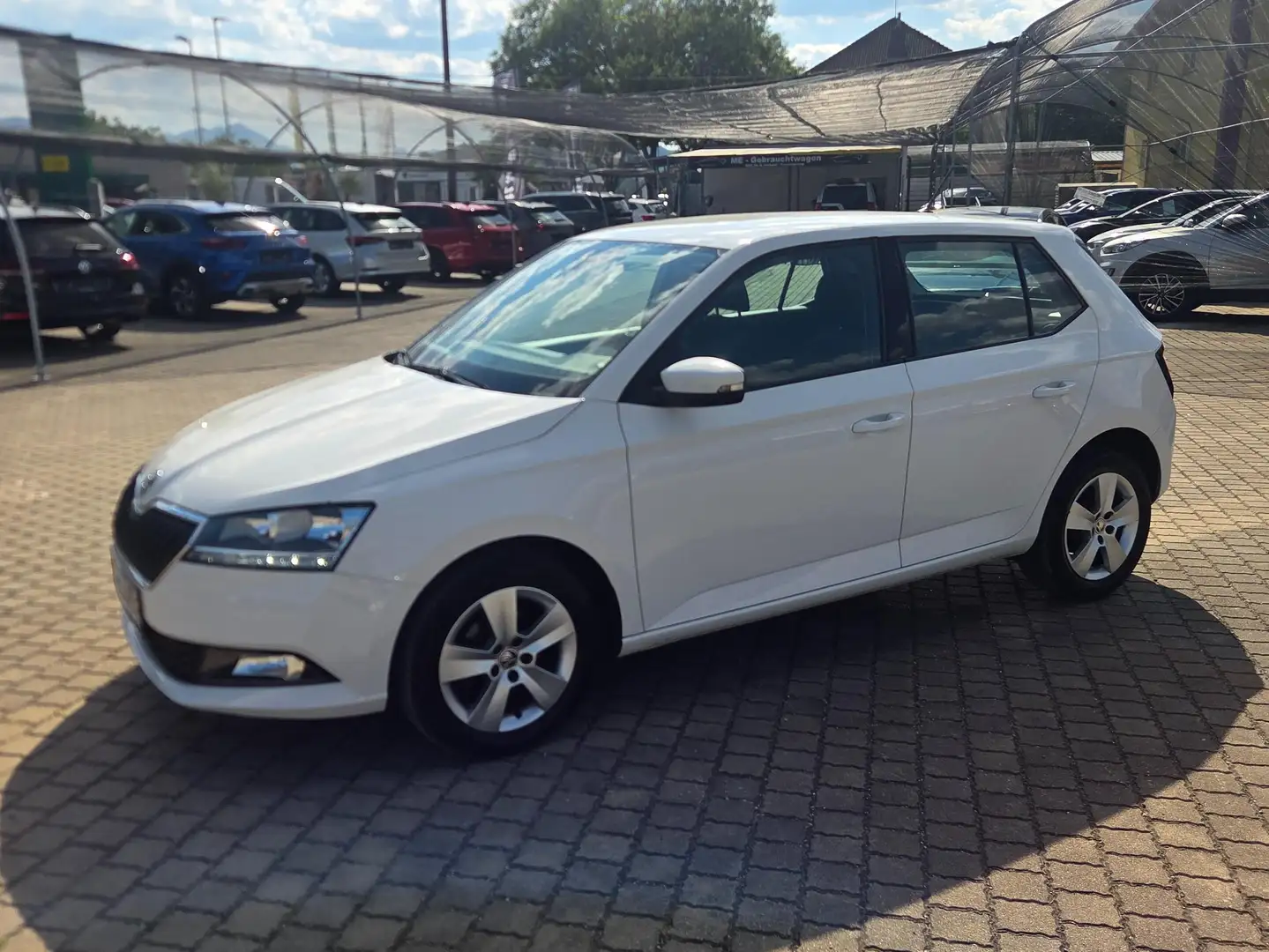 Skoda Fabia Ambition*LED-SCHEINWERFER/PDC/KLIMA/TEMP/FREISPR/* Weiß - 1