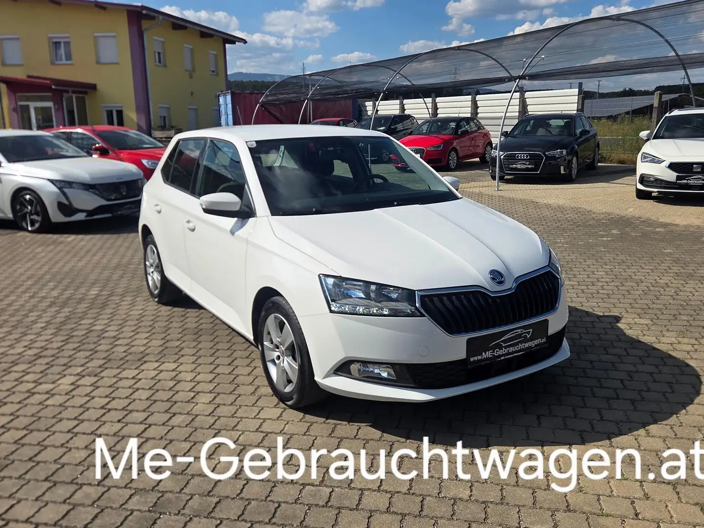 Skoda Fabia Ambition*LED-SCHEINWERFER/PDC/KLIMA/TEMP/FREISPR/* Weiß - 1