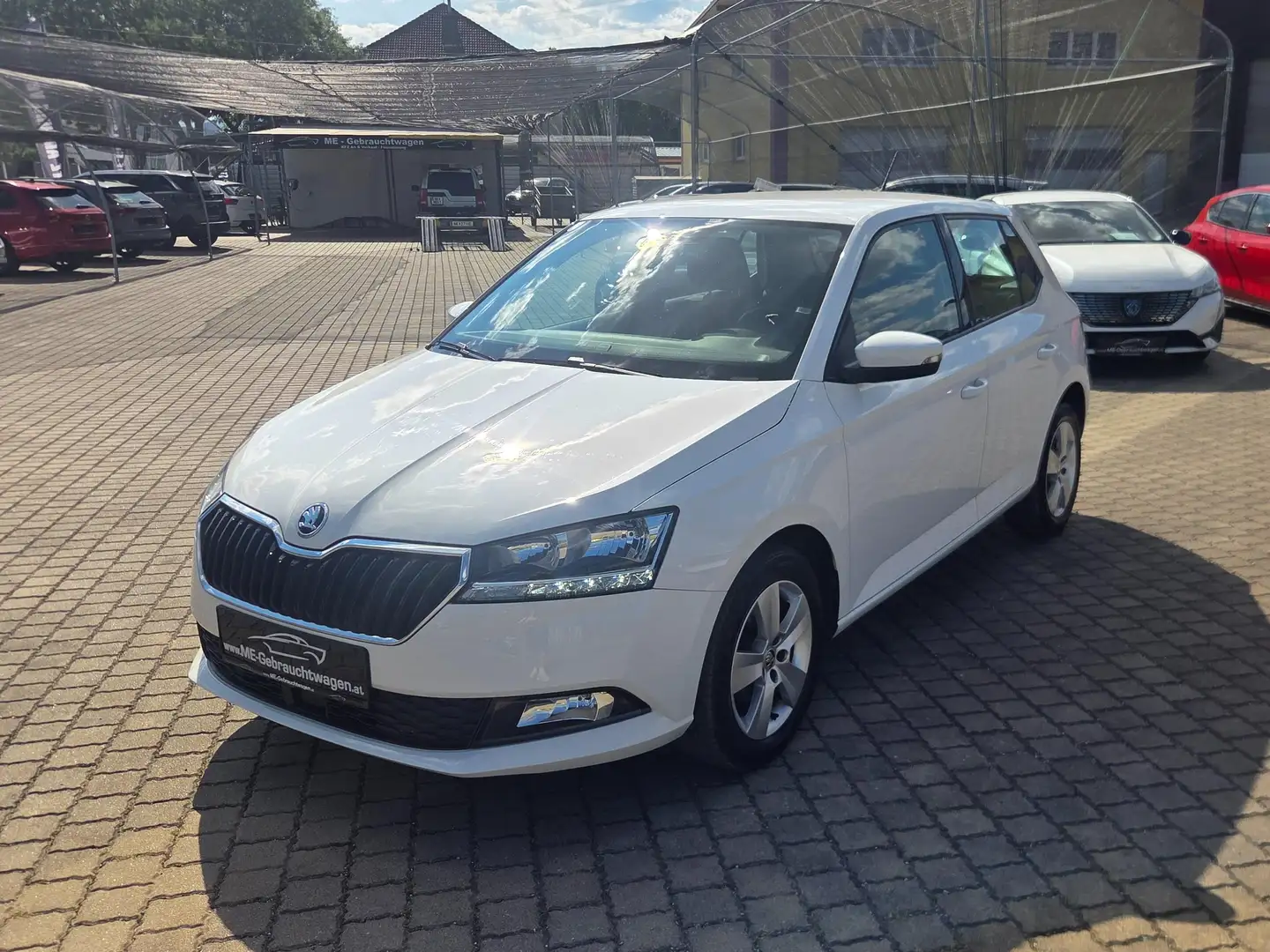 Skoda Fabia Ambition*LED-SCHEINWERFER/PDC/KLIMA/TEMP/FREISPR/* Weiß - 2