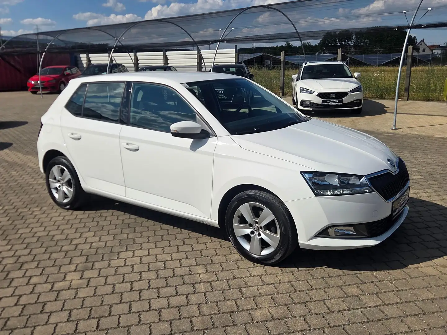 Skoda Fabia Ambition*LED-SCHEINWERFER/PDC/KLIMA/TEMP/FREISPR/* Weiß - 2