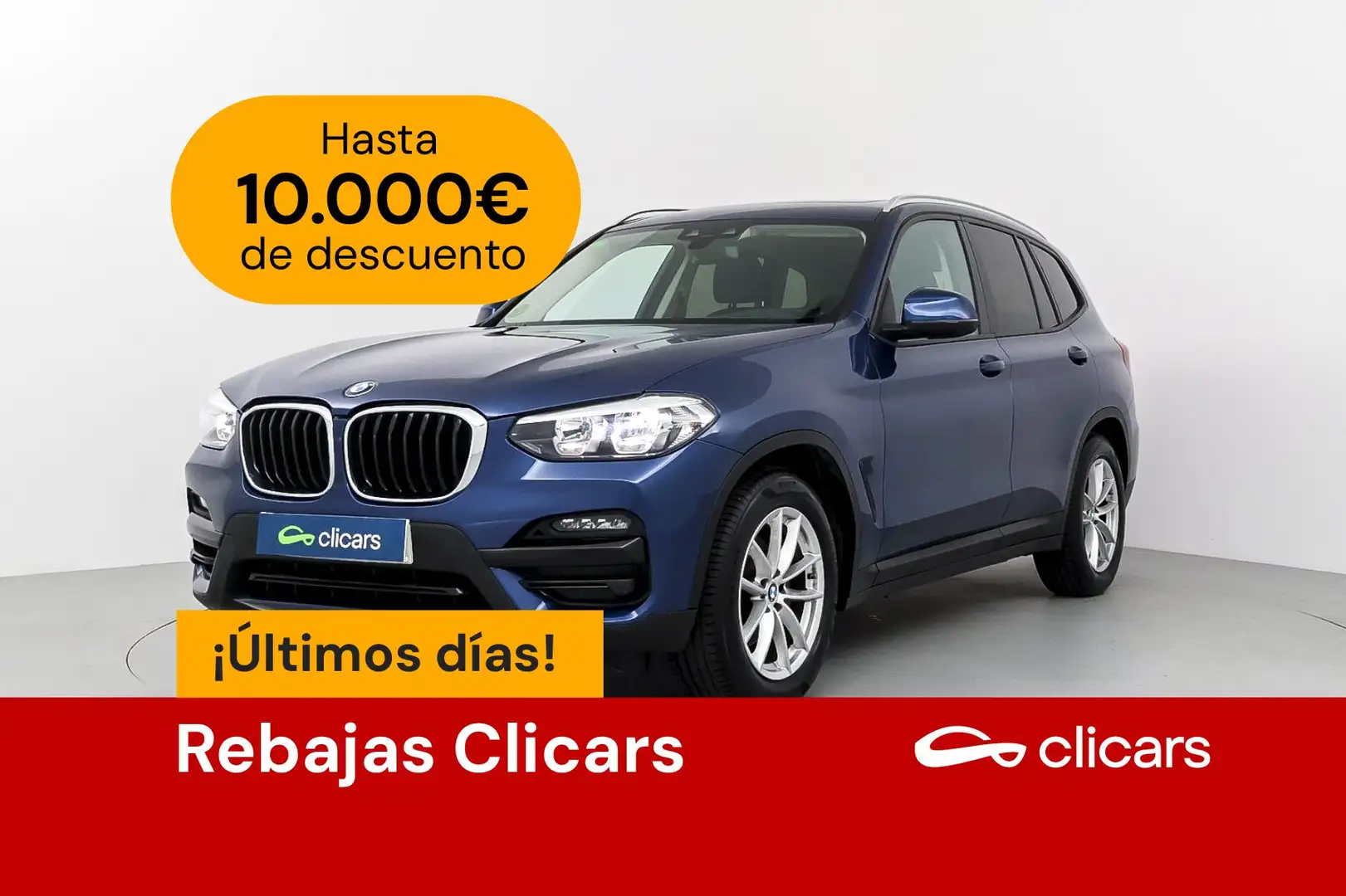 BMW X3 xDrive 20dA Bleu - 1