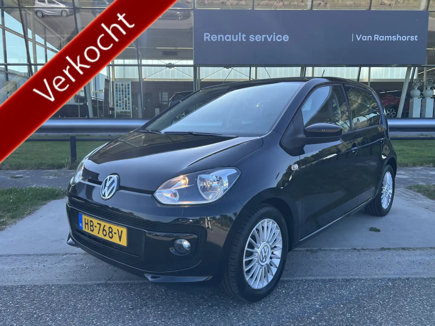 Volkswagen up! 1.0 high up! Velgen / Cruise / Airco / Parkeersens Noir - 1