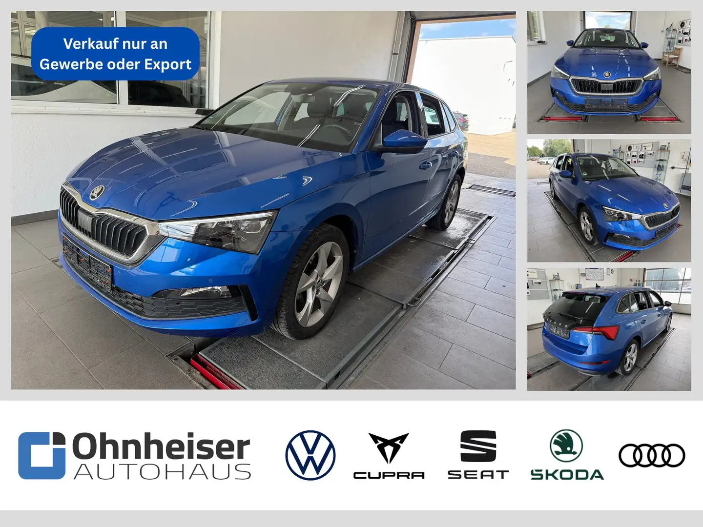 Skoda Scala 1.0 TSI Style SHZ*KAMERA*PDC*KESSY*GRA*ALU Blauw - 1