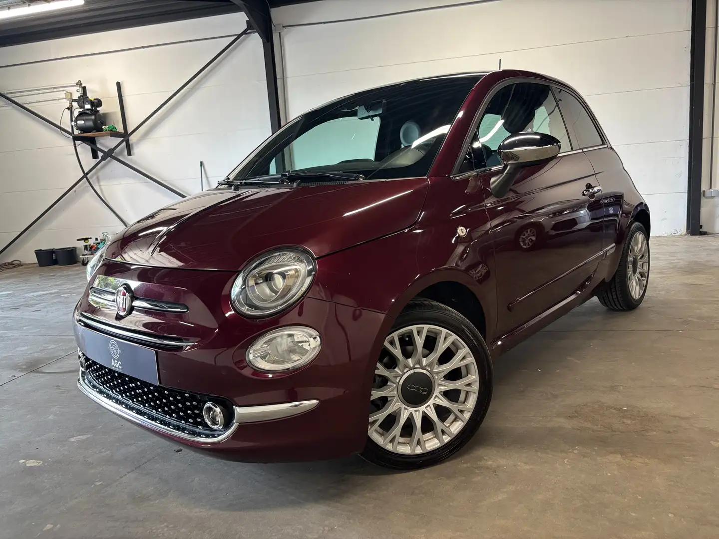 Fiat 500 500 1.2i Club Edizione *Toit Ouvrant* Mauve - 1
