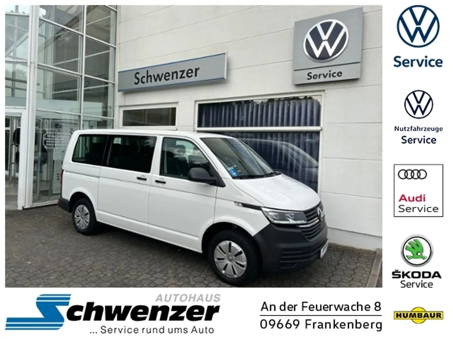 Volkswagen T6.1 Kombi T6.1Kombi  LED STHZ PDC hi.KLIMA 9-SITZER Blanc - 1