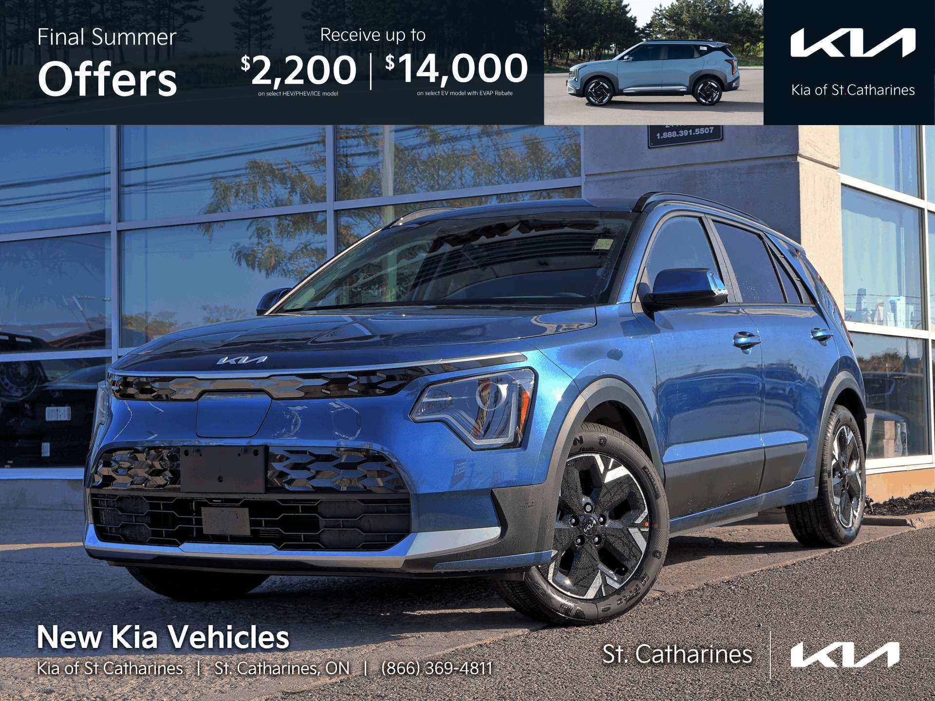 Blue 2026 Kia Niro EV SUV / Crossover  1-Speed Automatic