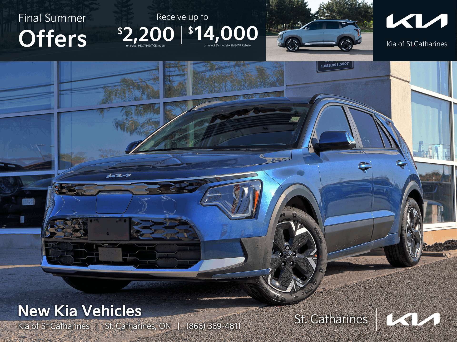 Blue 2026 Kia Niro EV SUV / Crossover 1-Speed Automatic