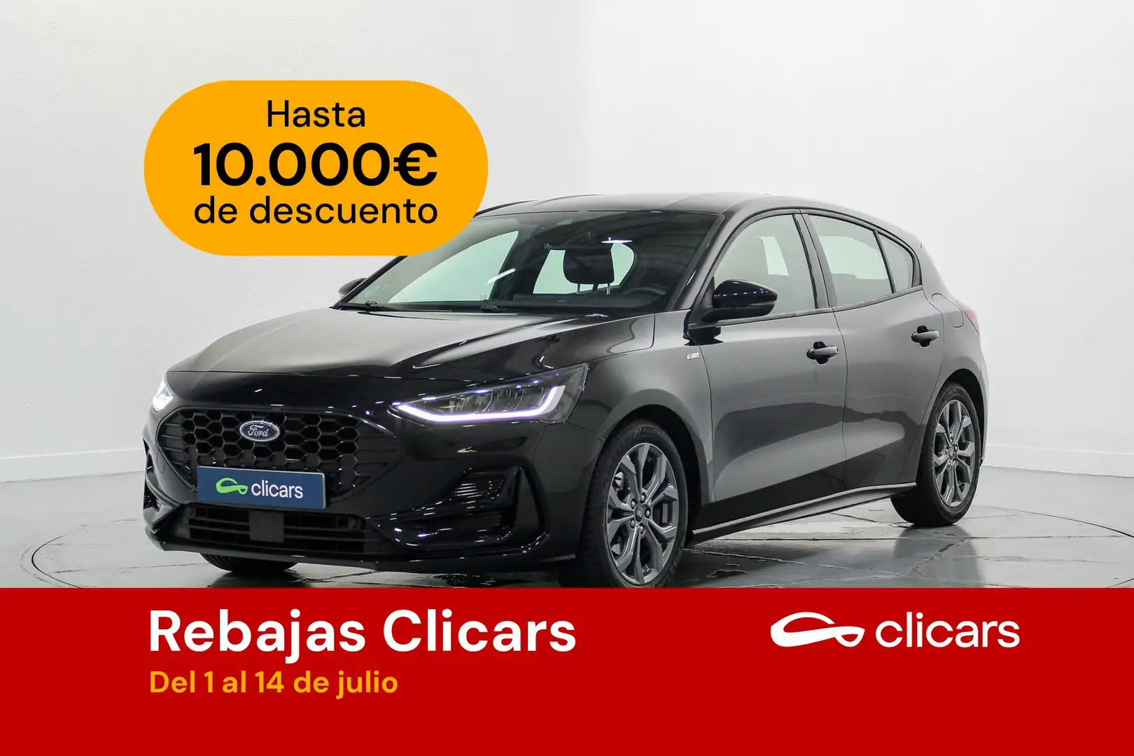 Ford Focus 1.0 Ecoboost MHEV ST-Line 125 Aut. Negro - 1