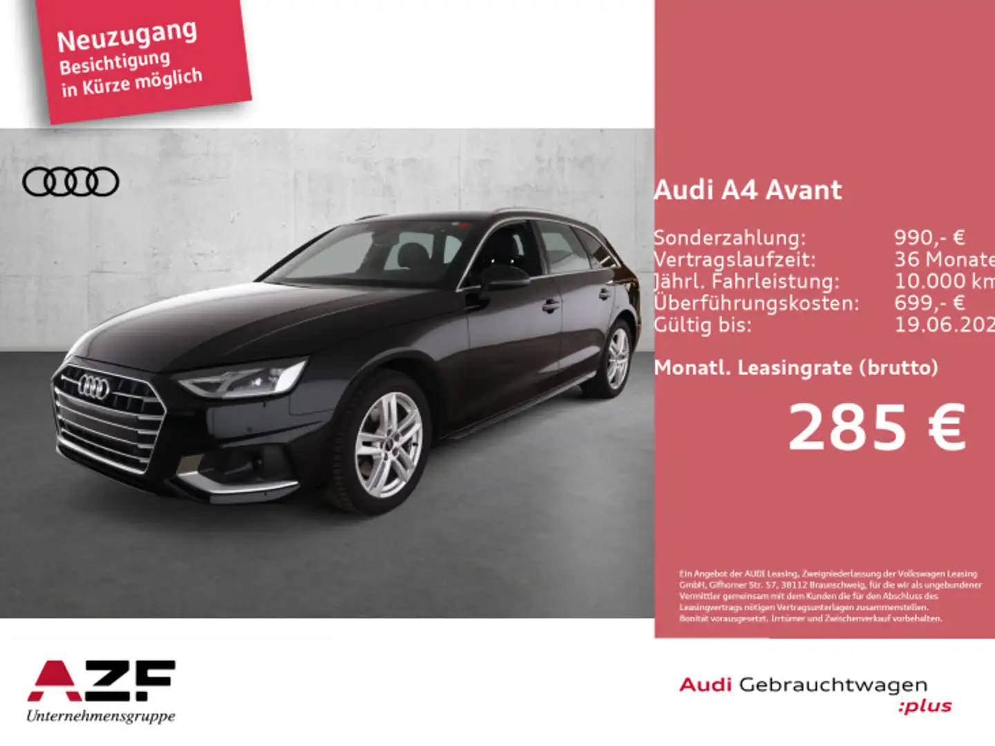 Audi A4 Avant 35 TFSI S-tronic advanced NAVI+ACC+SITZHZG+ Schwarz - 1