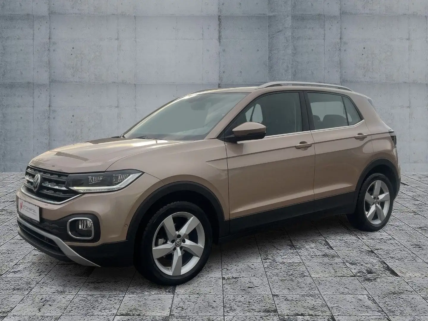 Volkswagen T-Cross 1.5 TSI DSG STYLE LED+SHZ+RFK+MFA+MFL+BT Beige - 2