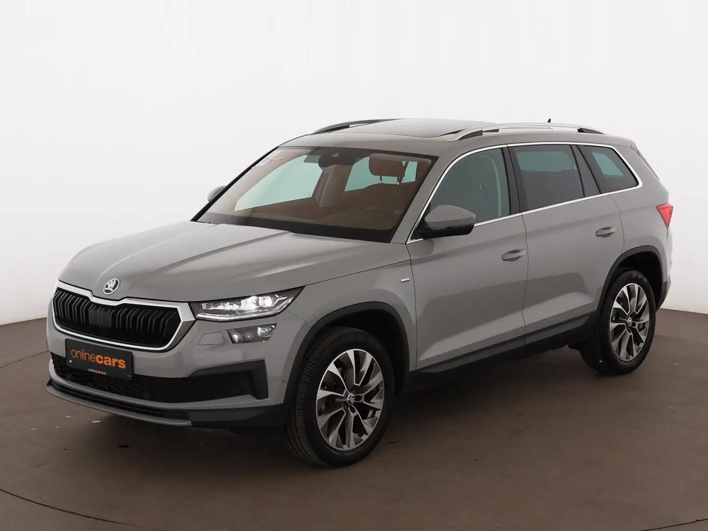 Skoda Kodiaq 2.0 TDI Ambition SC 4x4 Aut MATRIX AHK SKY Grau - 2
