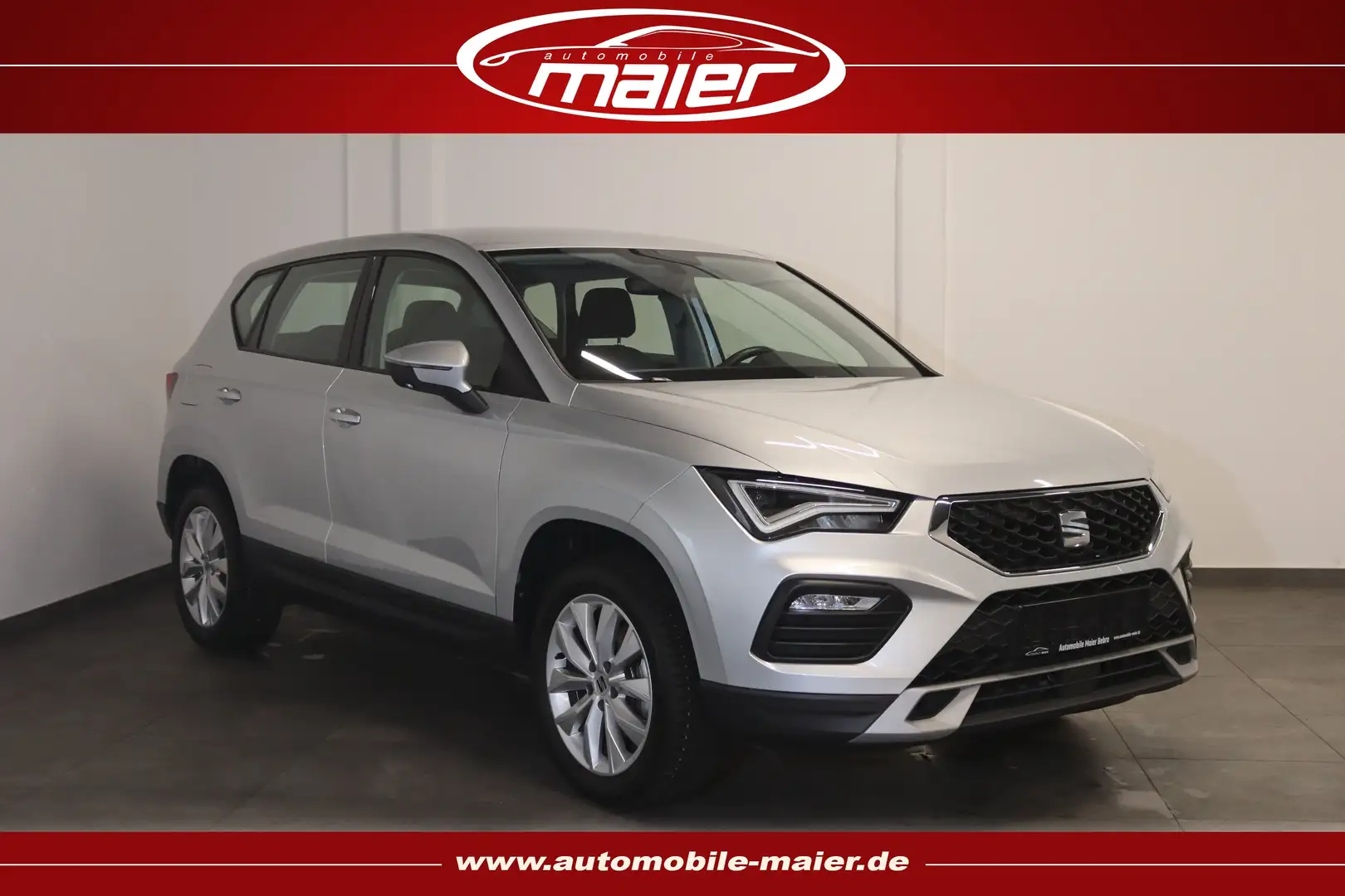 SEAT Ateca 1.5 TSI Style-Virtual-Navi-AHK-LED-SHZ-PDC Silber - 1