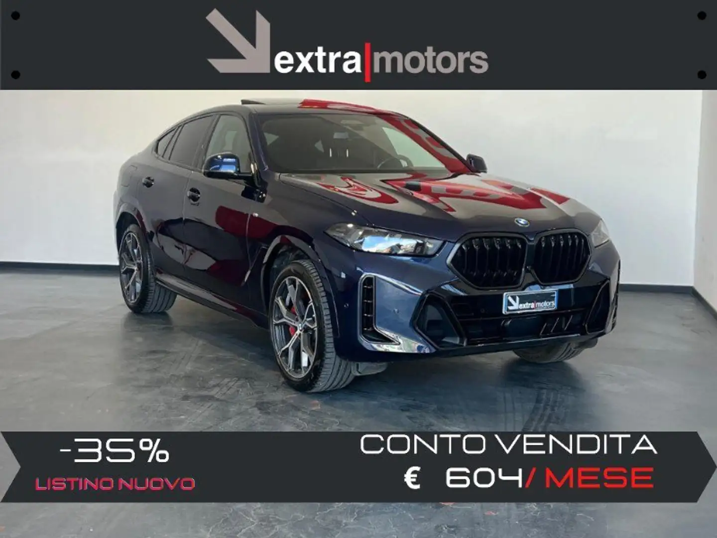 BMW X6 XDRIVE 30D MSPORT Modrá - 1