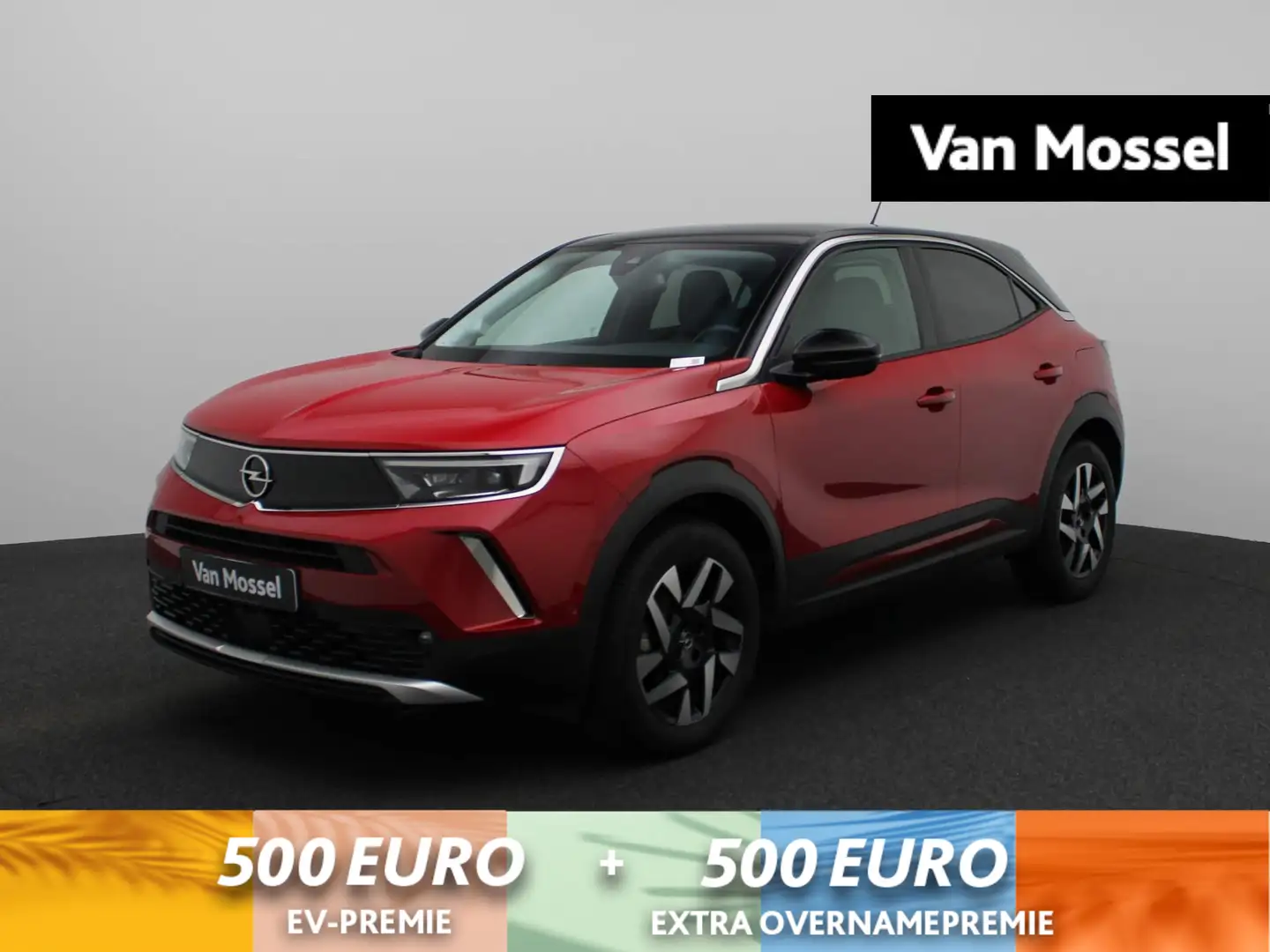 Opel Mokka-E Elegance 50-kWh | ECC | Navi | Half-Leder | LMV | Rouge - 1