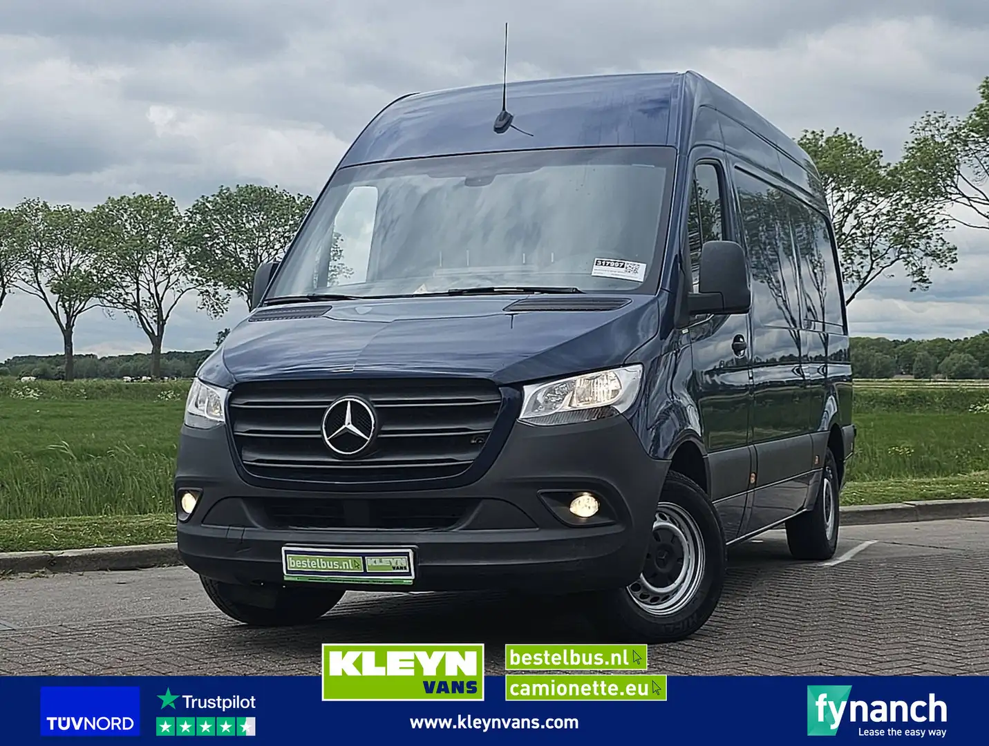 Mercedes-Benz Sprinter 314 ac mbux cruise EURO6 Blauw - 1