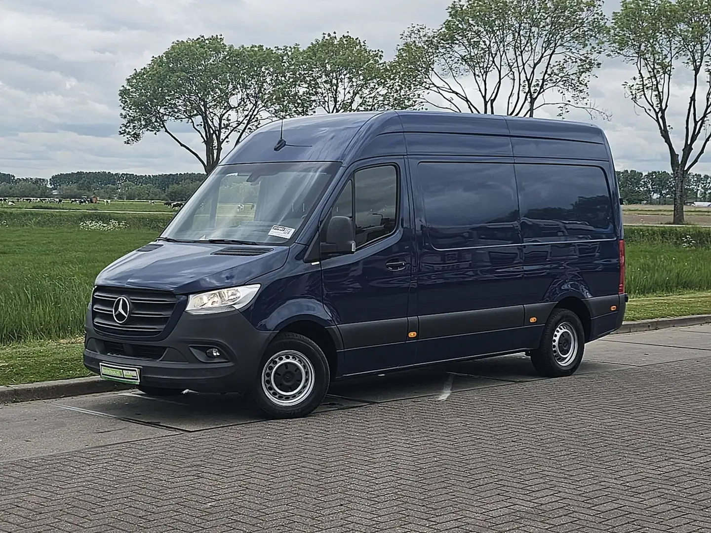 Mercedes-Benz Sprinter 314 ac mbux cruise EURO6 Blauw - 2