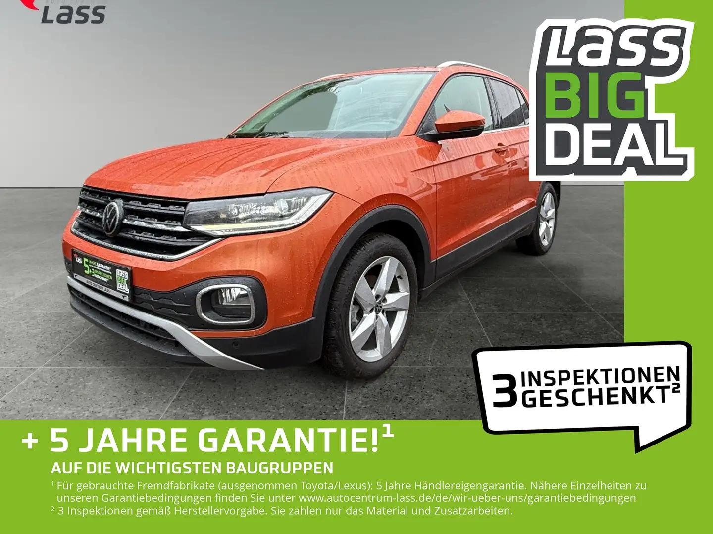 Volkswagen T-Cross 1.0 TSI Style ACC DynLicht LED Orange - 1