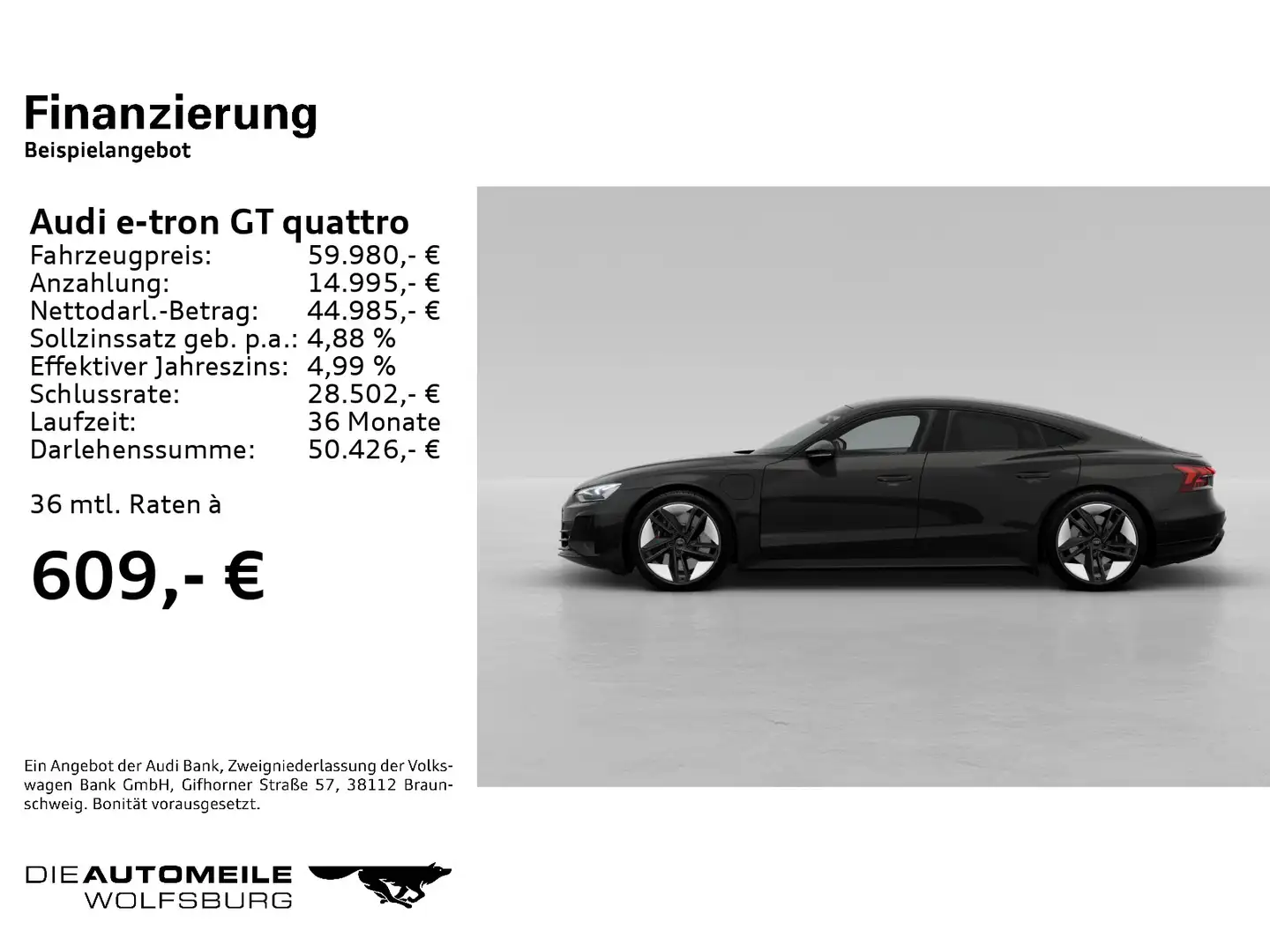 Audi e-tron GT Pano/Tempo/Einparkhi Noir - 2