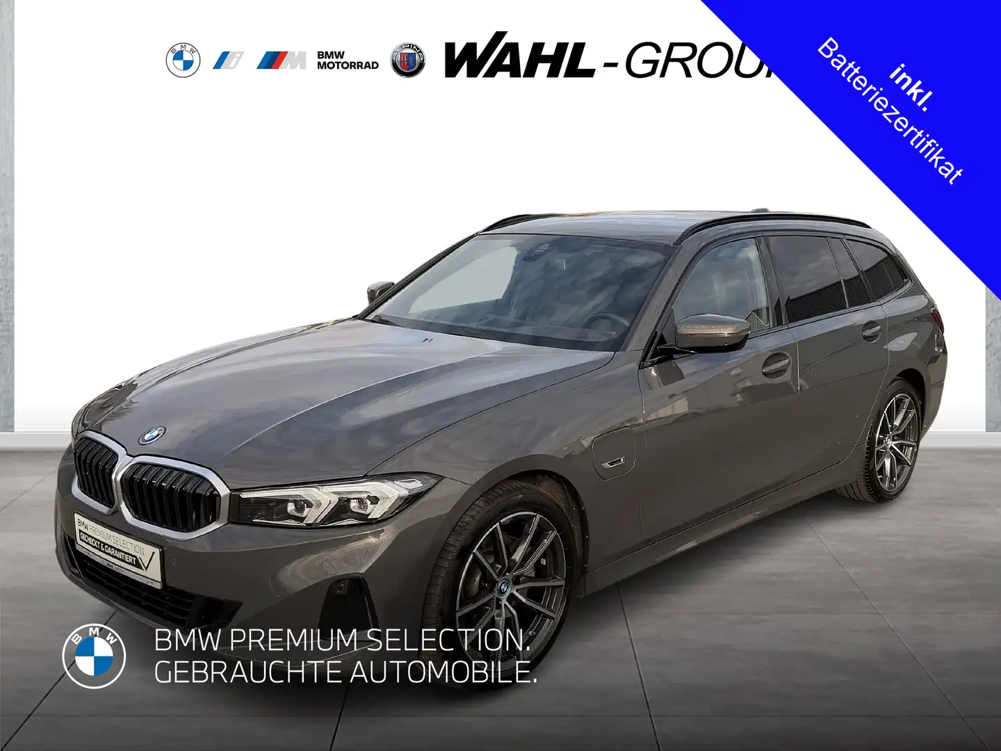 BMW 330 e Touring Navi LED ActiveGuard+ Sport PDC SHZ Grau - 1