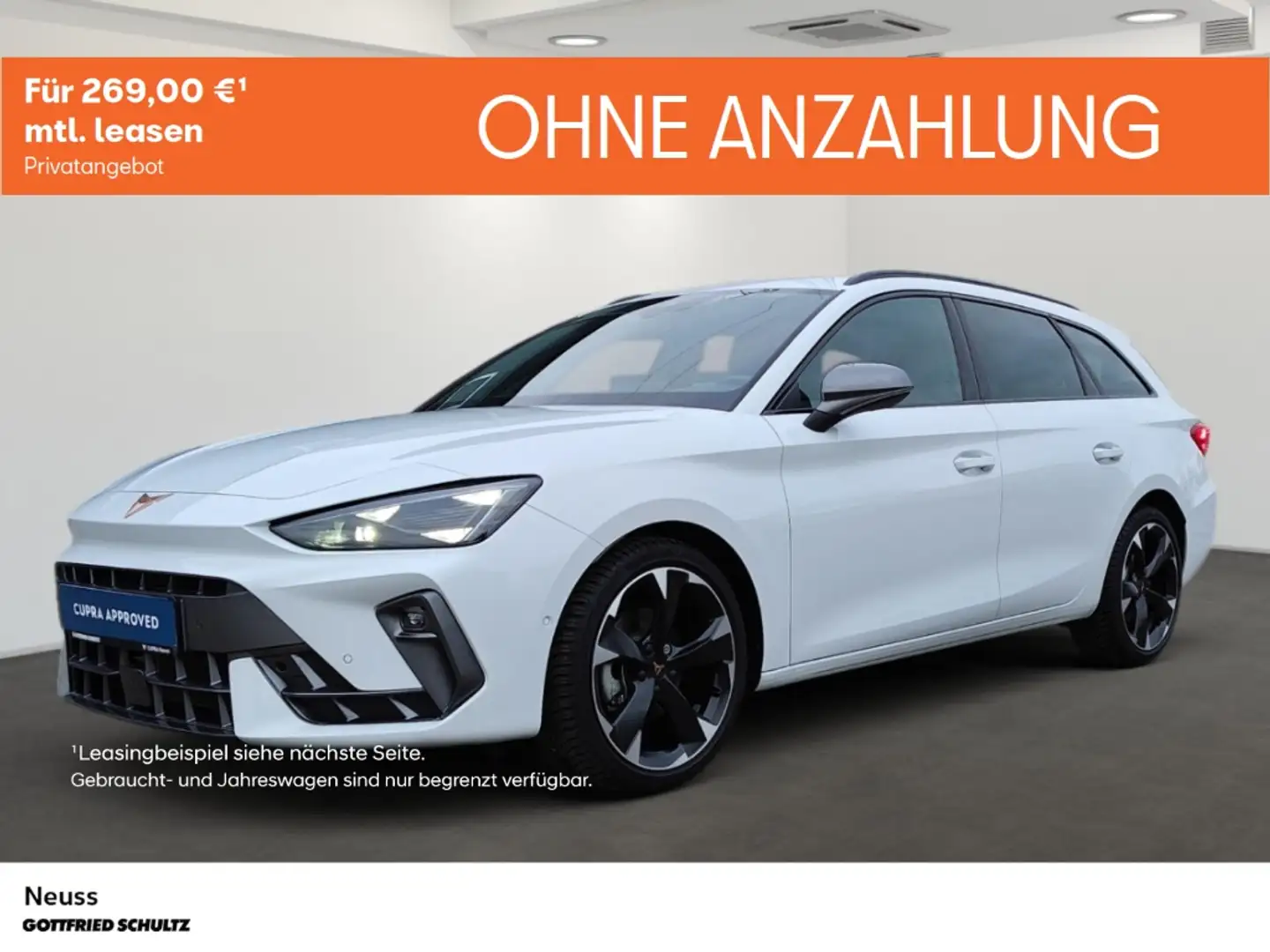 SEAT Leon Sportstourer eTSI DSG NAVI SITZHEIZUNG EINPARKHILF Weiß - 1