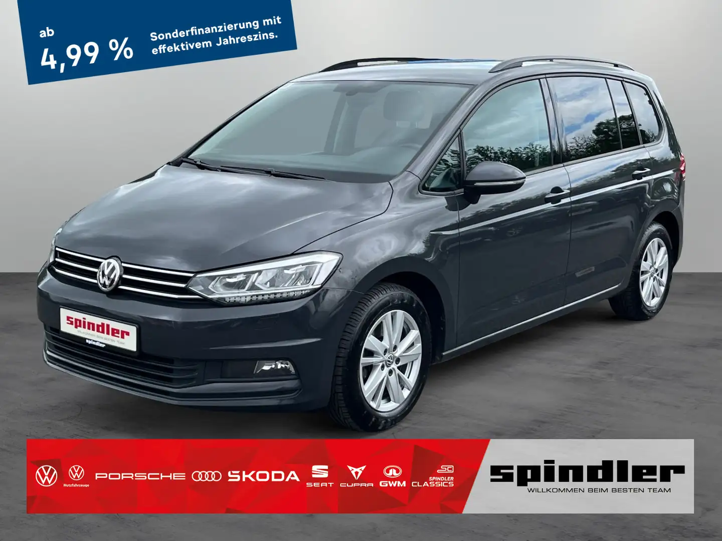 Volkswagen Touran Comfortline 2.0 TDI DSG / AHK, Navi, LED Grau - 1