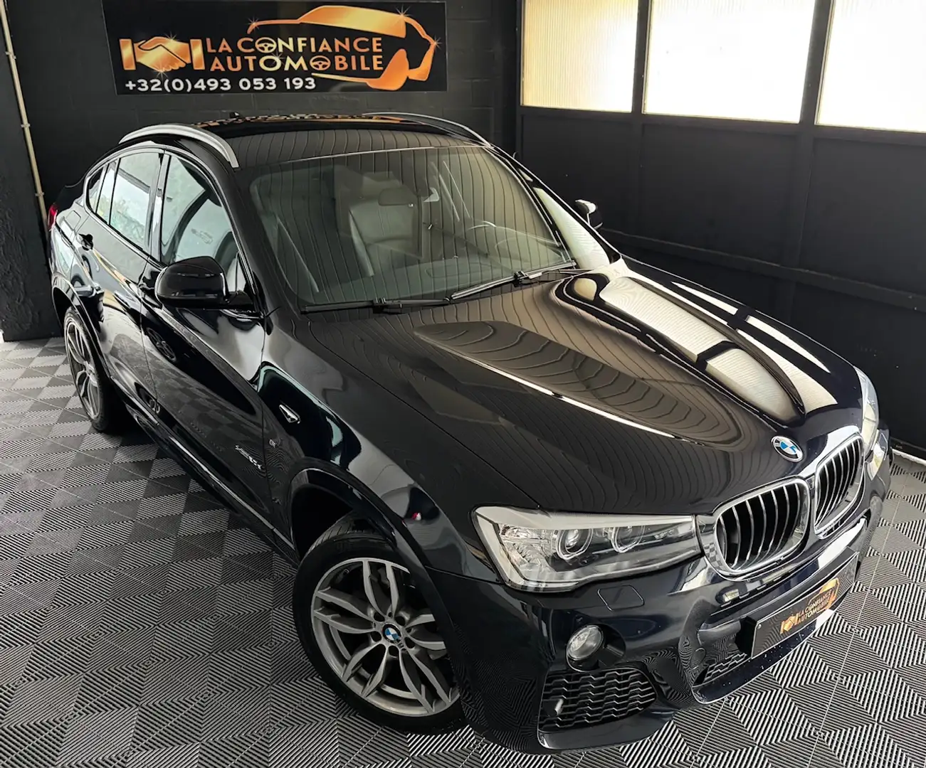 BMW X4 2.0dA xDrive20 Pack M 1er prop garantie 1 an Noir - 1