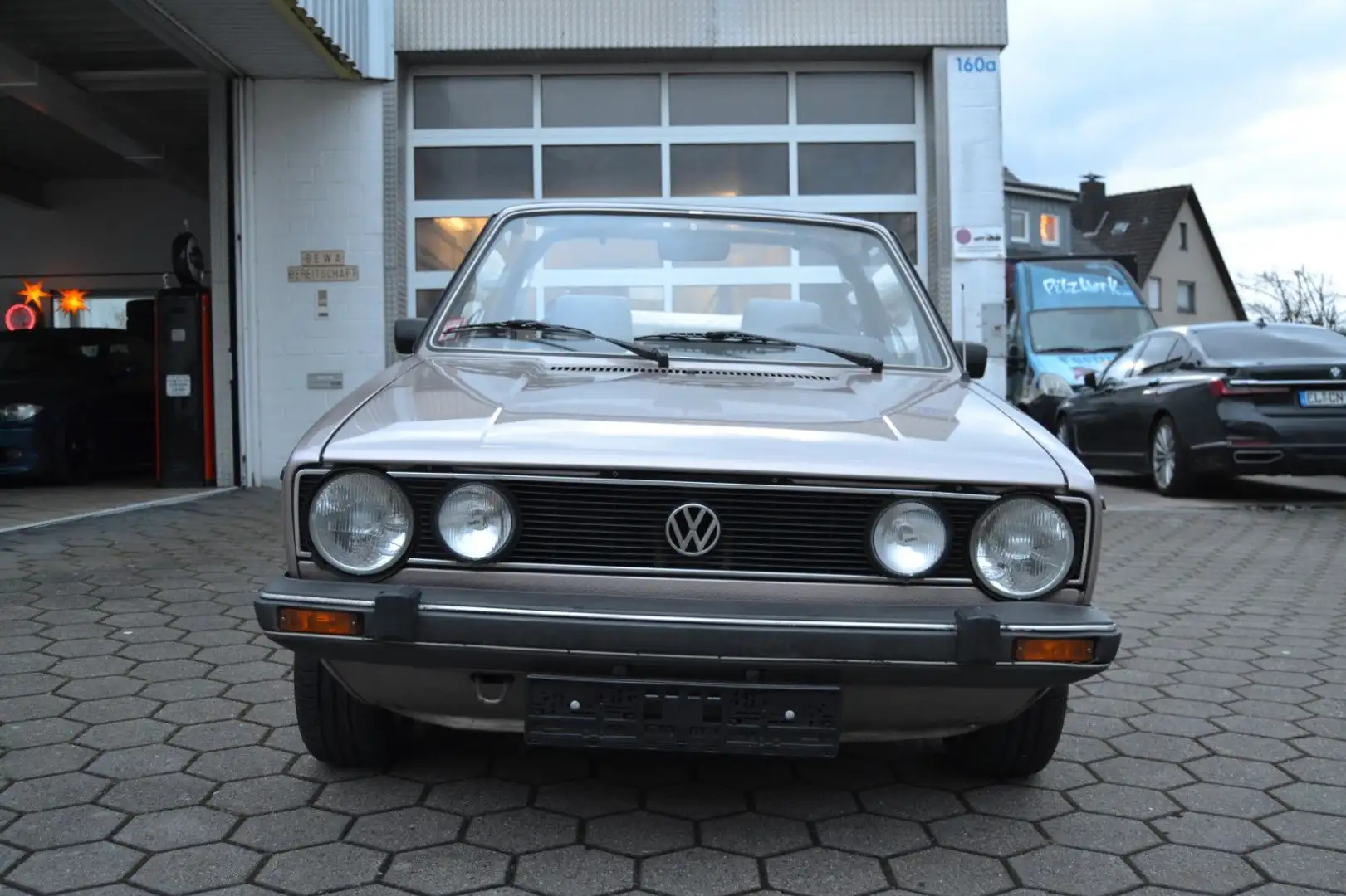 Volkswagen Golf 1 GL Cabriolet, H-Zul., GTI Lenkrad, Radio Silber - 2