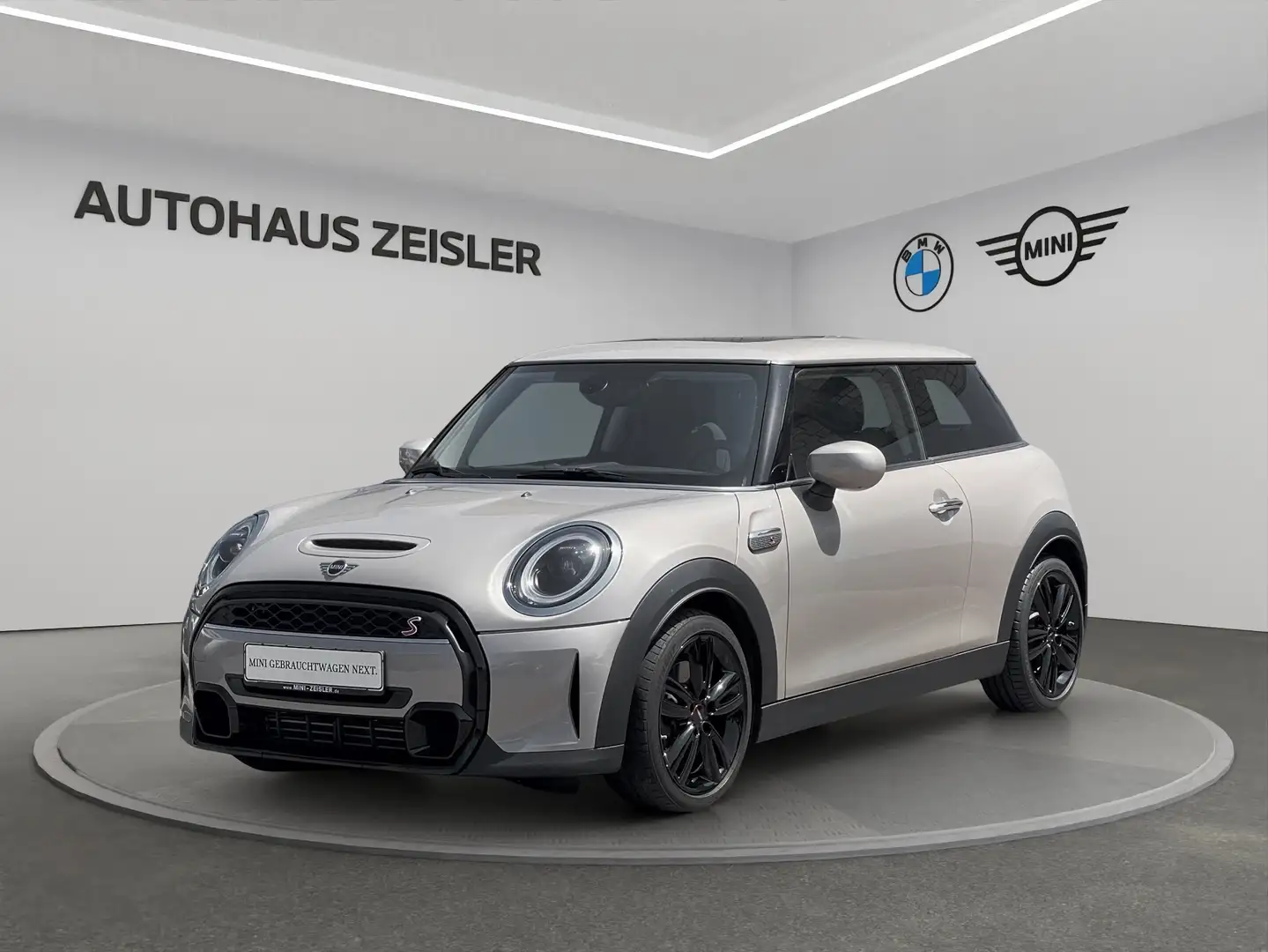 MINI Cooper S Automatik PanoDach Stoff/Leder Grau - 1