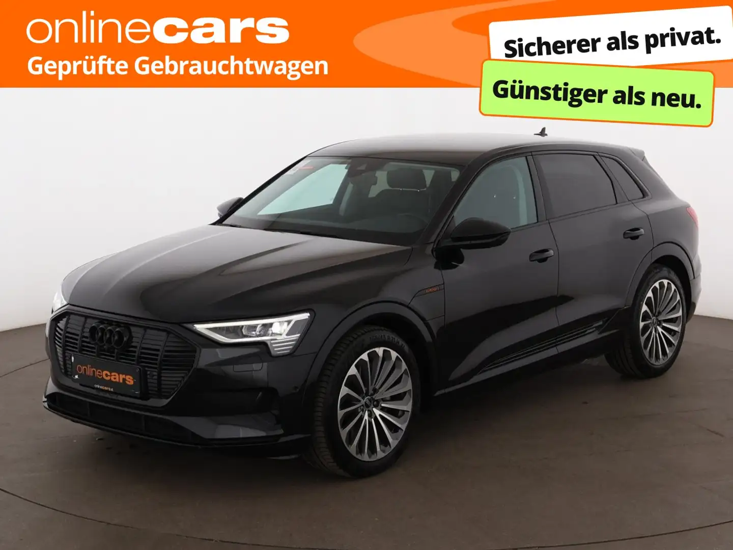 Audi e-tron 55 quattro advanced 95kWh Aut LED 360-CAM Schwarz - 1