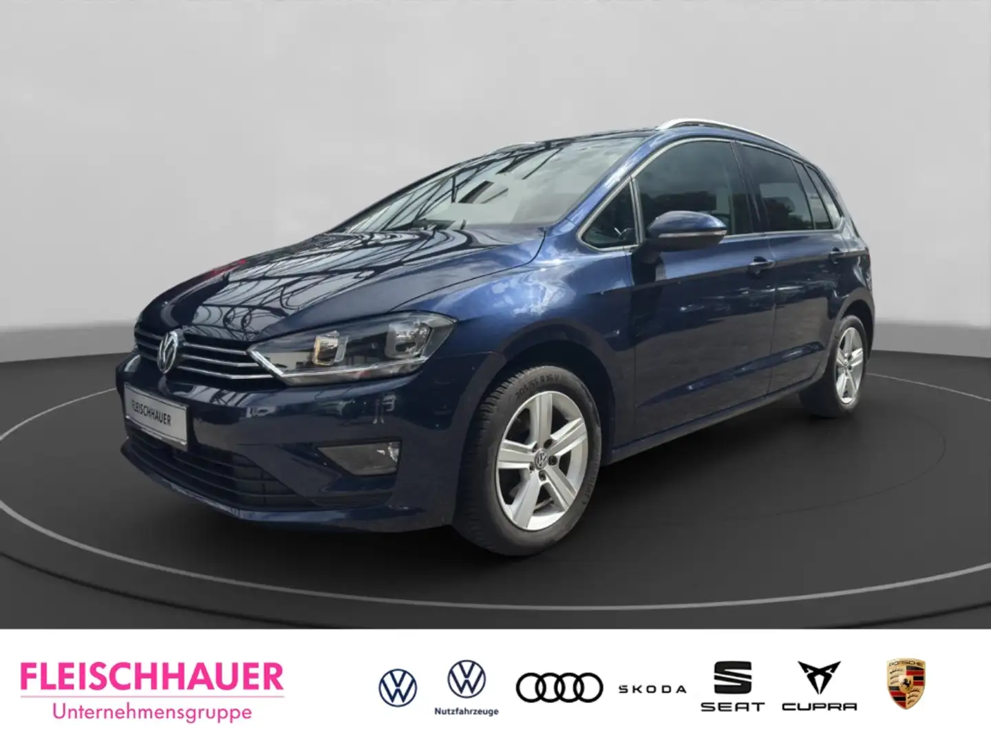 Volkswagen Golf Sportsvan VII Comfortline 1.6 TDI DSG Mehrzonenklima Azul - 1