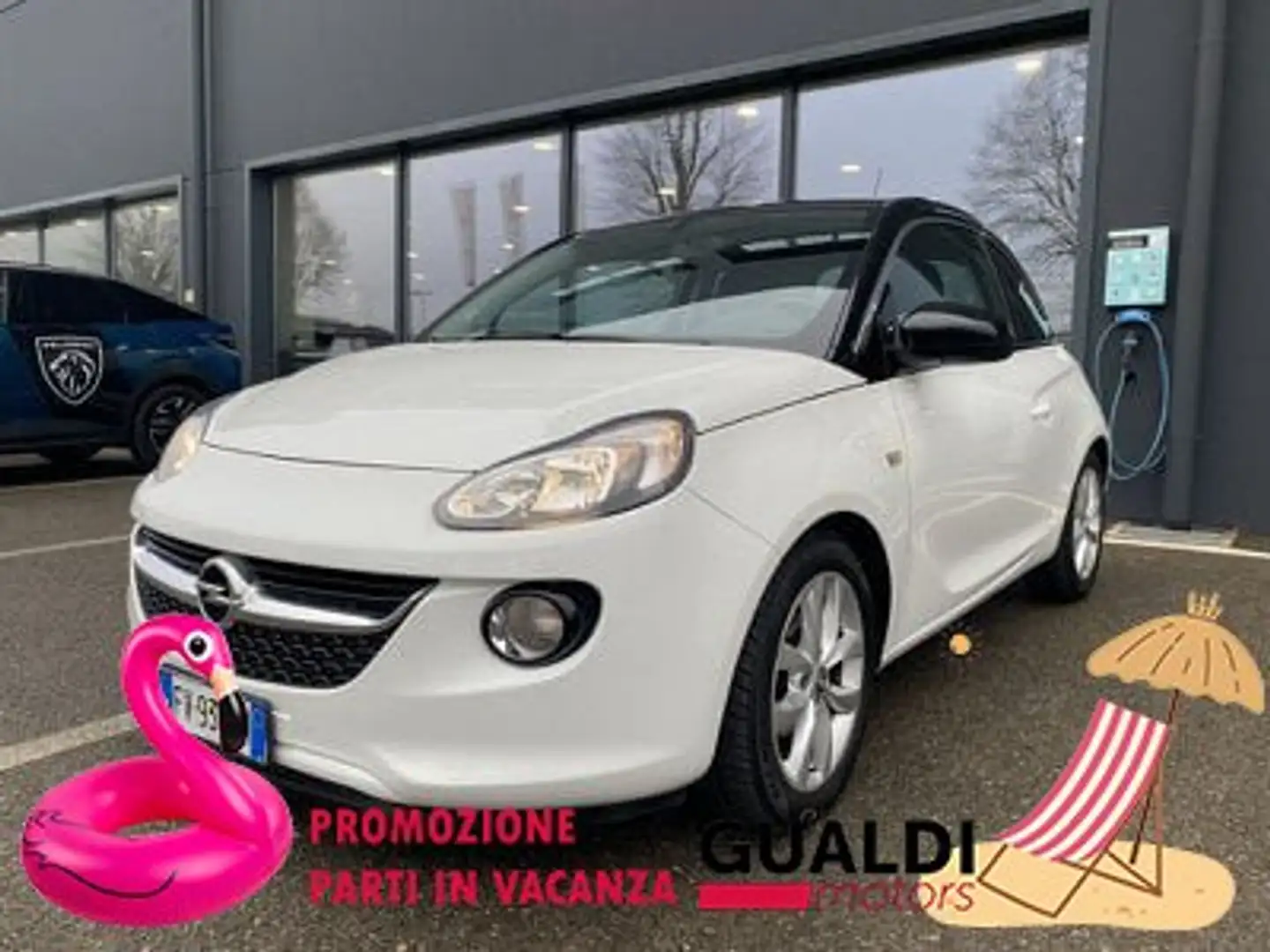 Opel Adam 1.2 70 CV Glam Weiß - 1