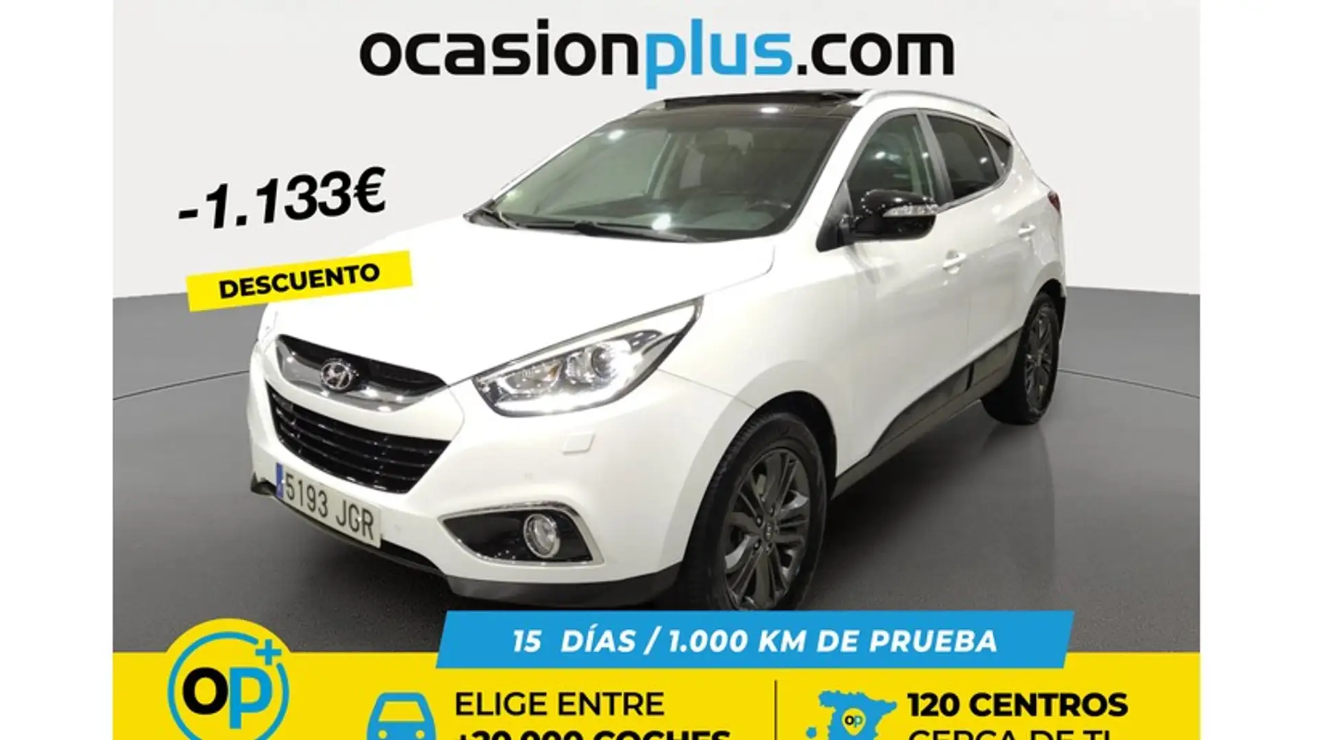 Hyundai iX35 2.0CRDI Kosmo Tecno Sky 4x2 Blanc - 1