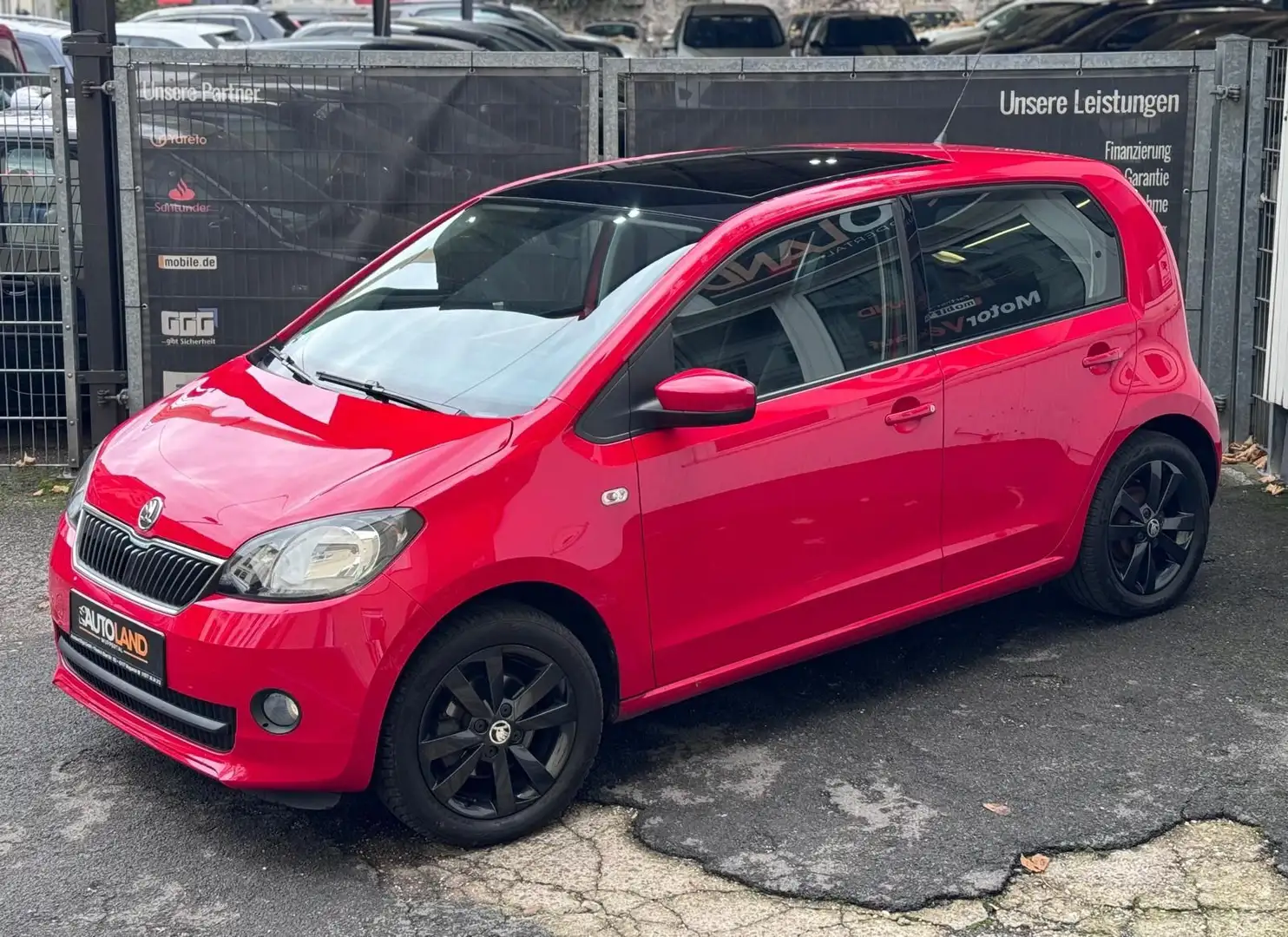 Skoda Citigo Elegance 1.0l*1.HAND*KLIMA*PANO*SZHG*TOP Rot - 2