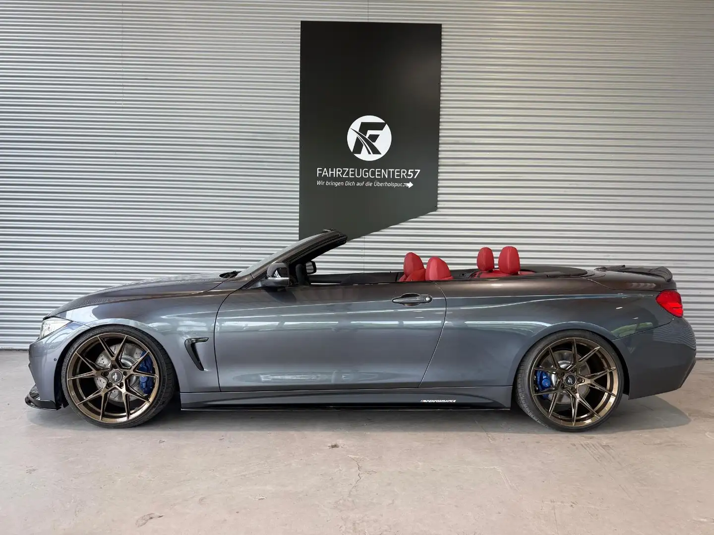 BMW 440 i Cabrio M-PAKET/360°/H&K/CARPLAY/HUD/LED Grau - 2