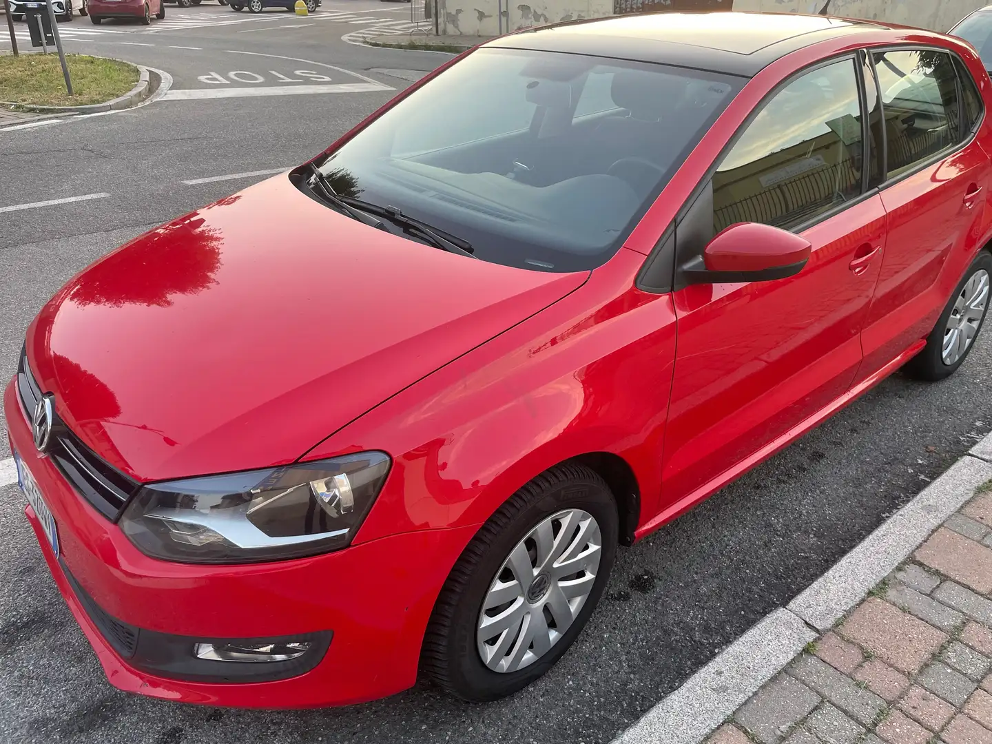 Volkswagen Polo Polo V 2009 5p 1.2 Comfortline 70cv Rosso - 2