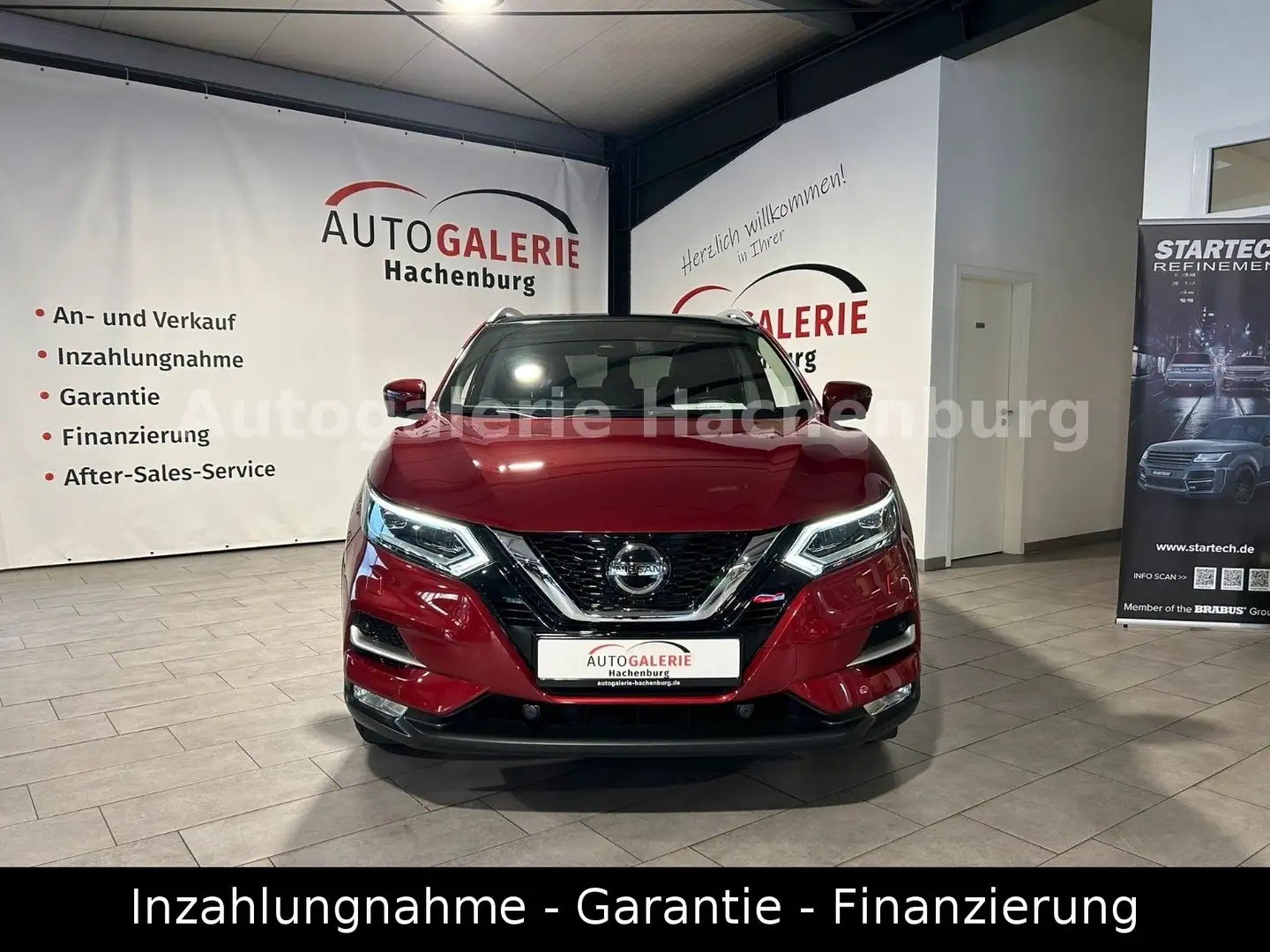 Nissan Qashqai N-Connecta/1.Hd/LED/NAV/360CAM/Glasdach Rojo - 2