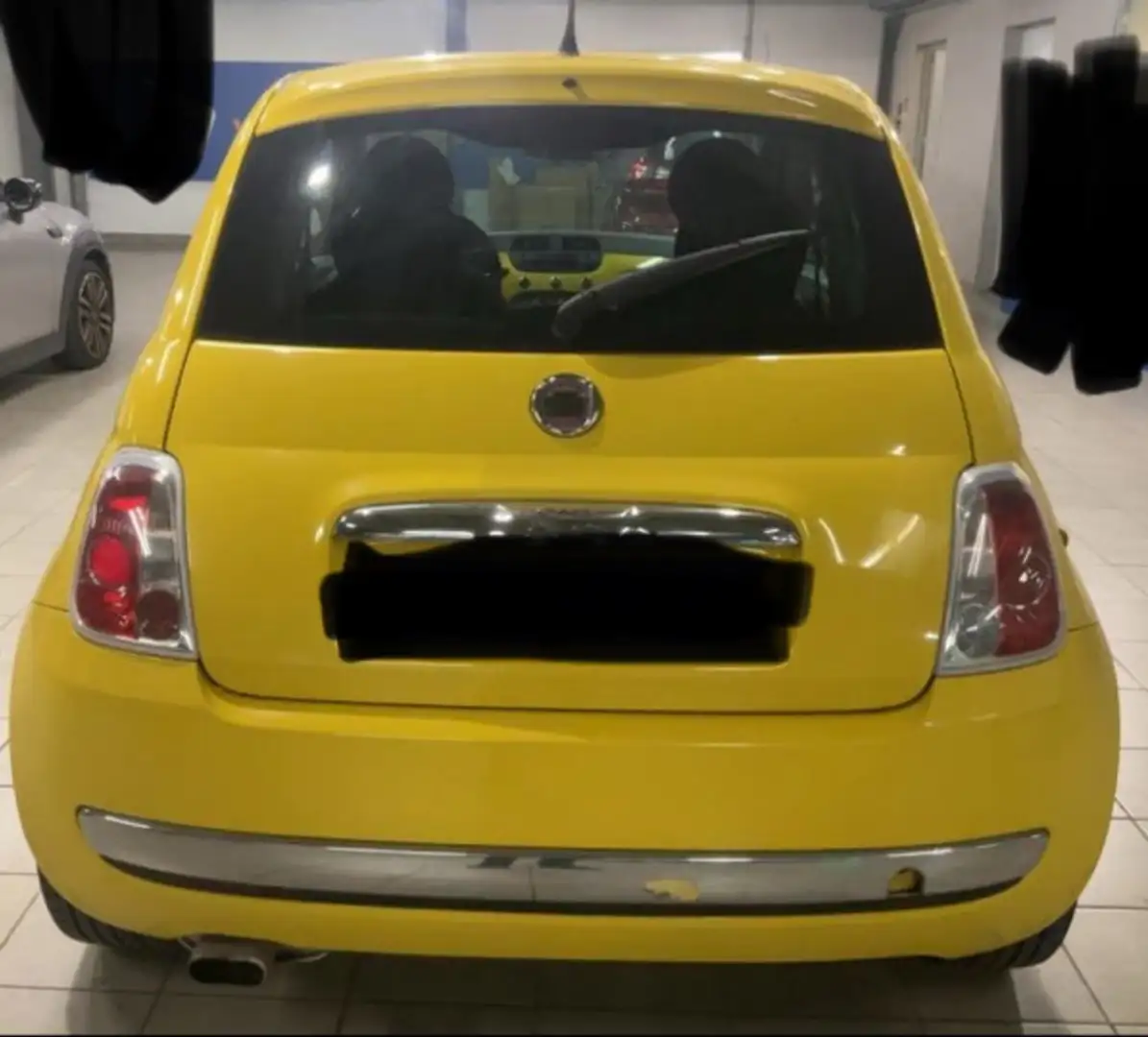 Fiat 500 1.4 16V 100CH LOUNGE Jaune - 2
