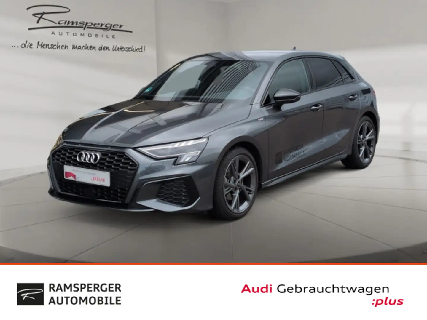 Audi A3 S line 35 TDI LED ACC Kamera Optik Gris - 1