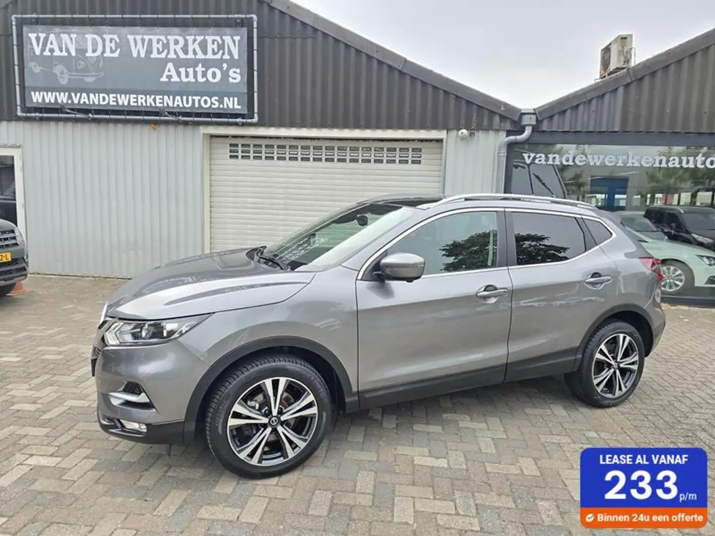Nissan Qashqai 1.3 DIG-T N-Connecta Clima|Navi|Panoramadak|360|Ca Grijs - 1