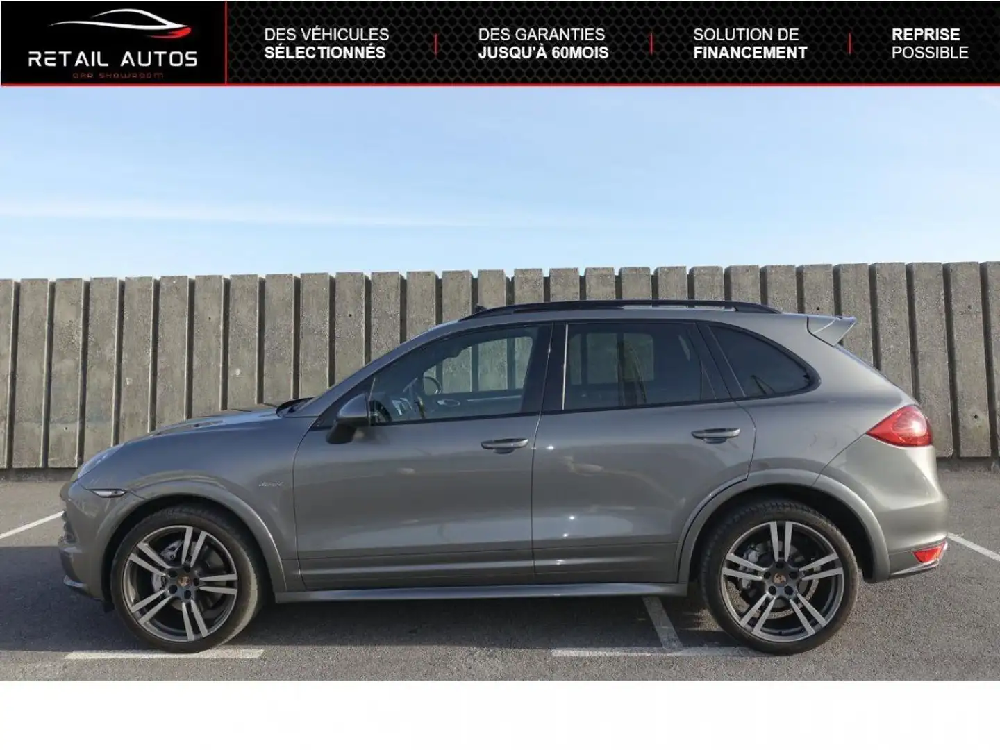 Porsche Cayenne 4.2 V8 TDI 382 - BVA Tiptronic S Gris - 2