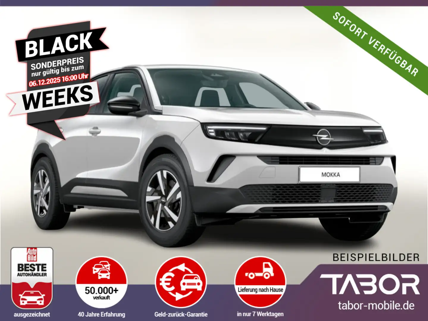 Opel Mokka 1.2 136 TechP Nav Kam SHZ Keyl LHZ UVP-34%* Weiß - 2