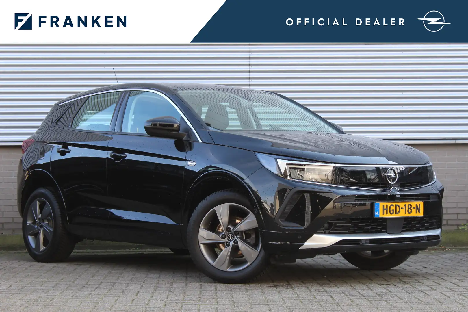 Opel Grandland 1.2 Turbo Elegance | Winterpack | Cruise control | Zwart - 1