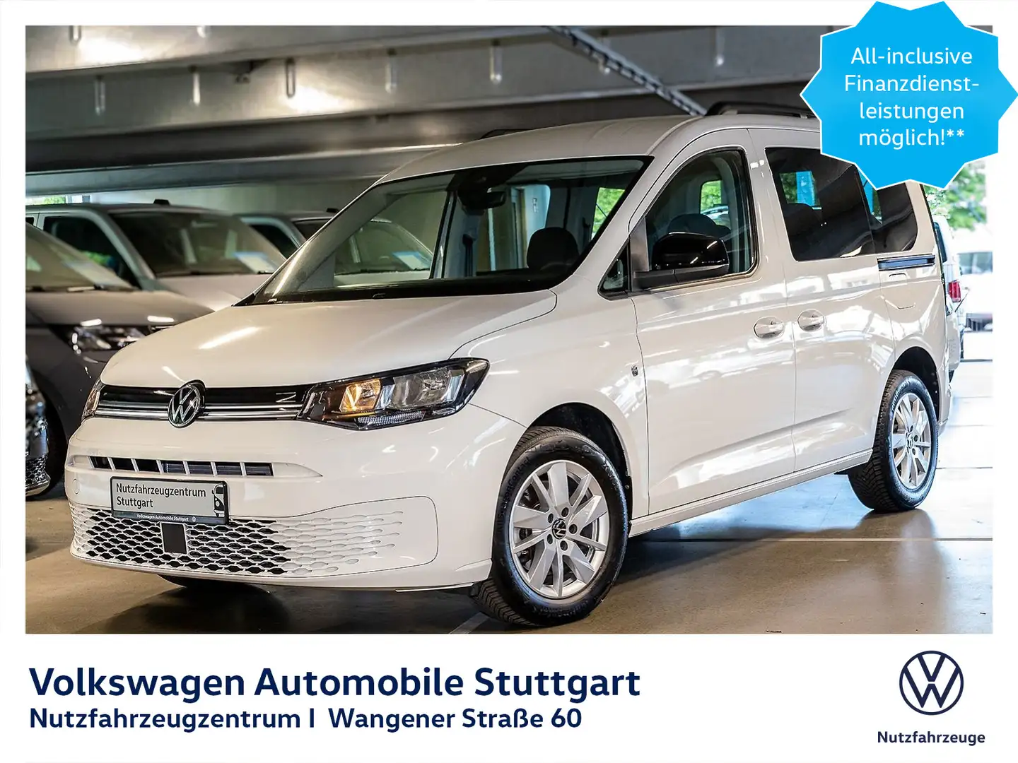 Volkswagen Caddy Life 1.5 TSI Euro 6d ISC FCM Weiß - 1