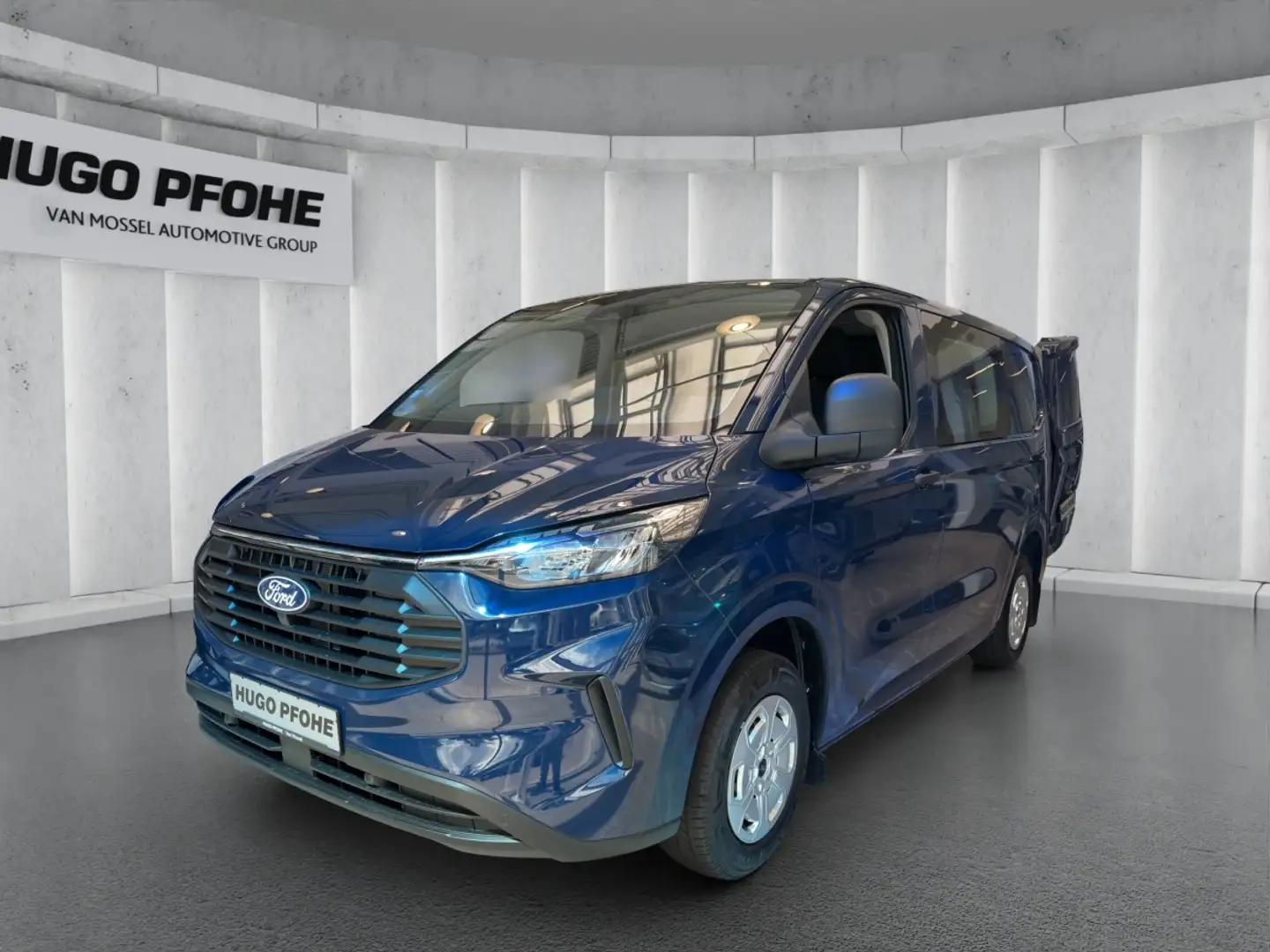 Ford Transit Custom Trend 2.0 EcoBlue 81kW 320 L1 DoKa Blau - 1