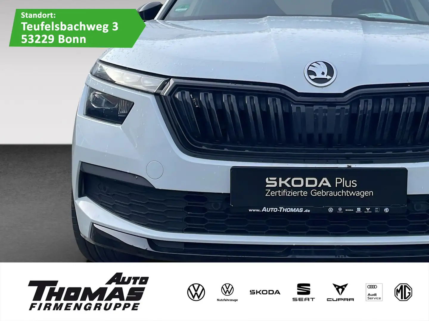 Skoda Kamiq Monte Carlo 1.0 TSI DSG LED NAVI AHK Weiß - 1