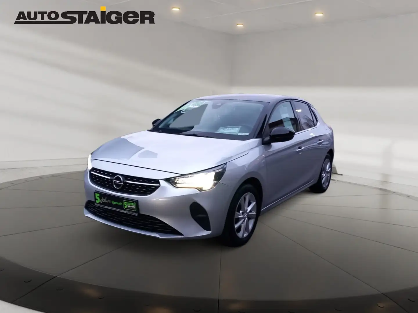 Opel Corsa F 1.2 Turbo Elegance Klima, PDC, SHZ Silber - 2